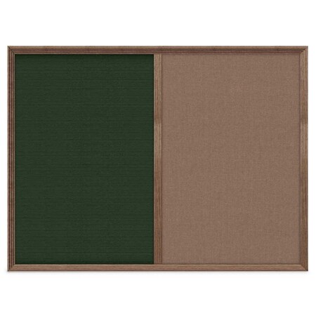 United Visual Products Enclosed Corkboard, 1 Door, 72"x36", 4" Fra, UV3425-GOLD-KEYLIME UV3425-GOLD-KEYLIME